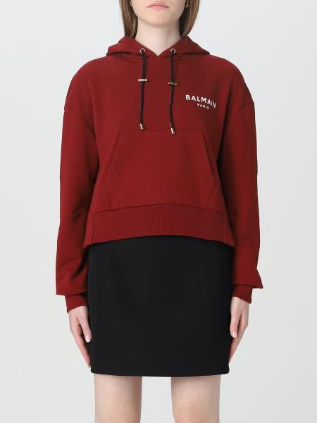 Balmain sale red sweatshirt