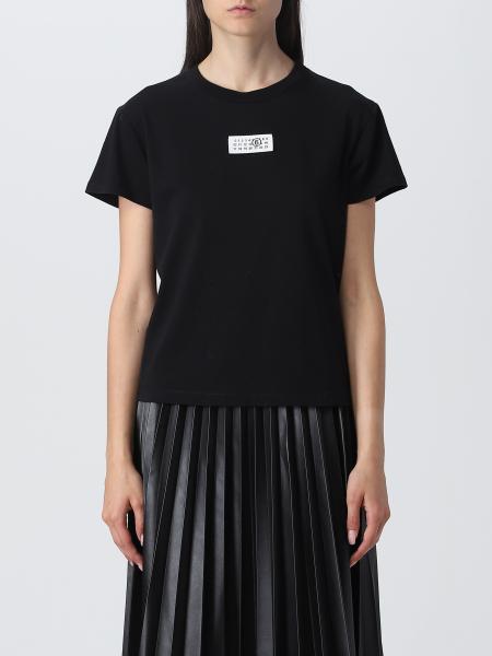 MM6 MAISON MARGIELA: t-shirt for woman - Black | Mm6 Maison