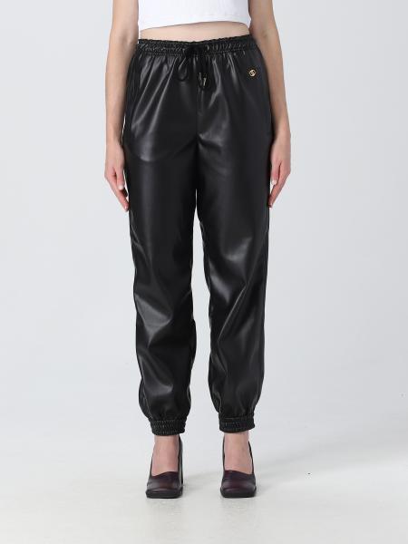 STELLA MCCARTNEY: jogger pants in synthetic leather - Black | Stella ...