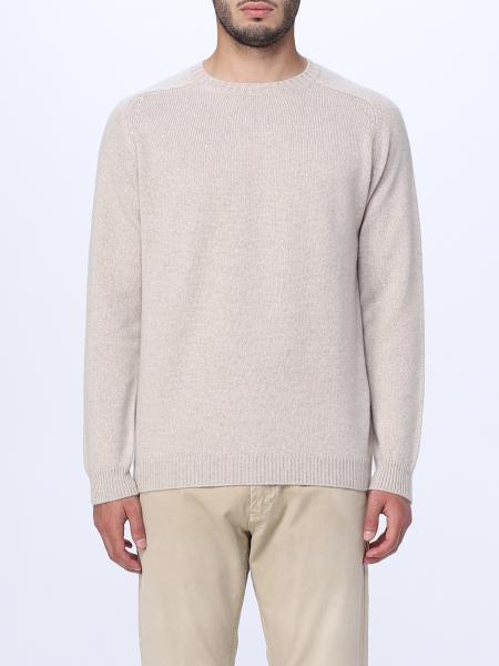 BOGLIOLI: sweater for man - Beige | Boglioli sweater 91445FB2814 online ...