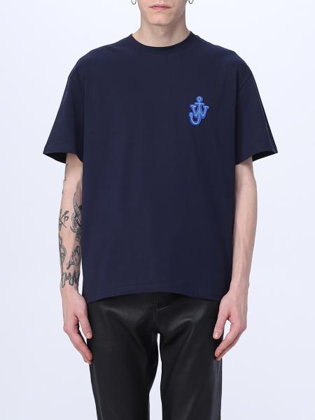 t-shirt for man - Navy | Jw Anderson t-shirt JT0061PG0772 online at