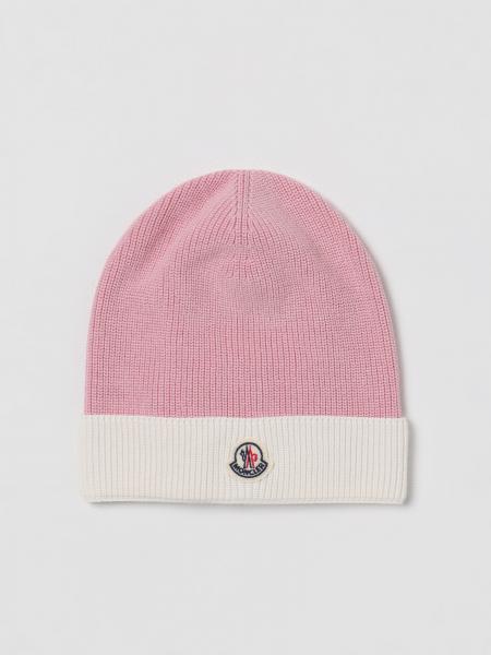 pink moncler hat