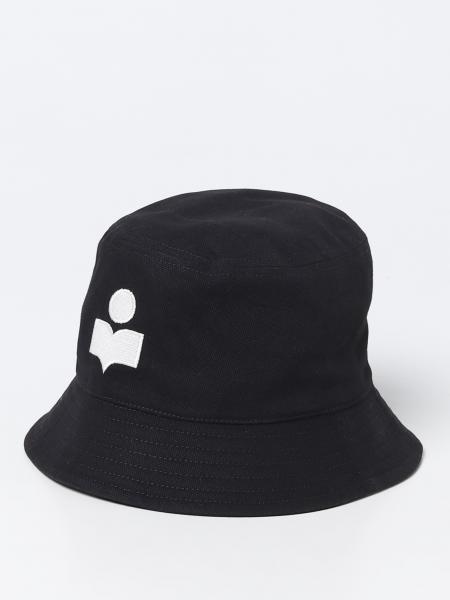 ISABEL MARANT: cotton hat - Black | Isabel Marant hat CU001XFAA3C05A ...