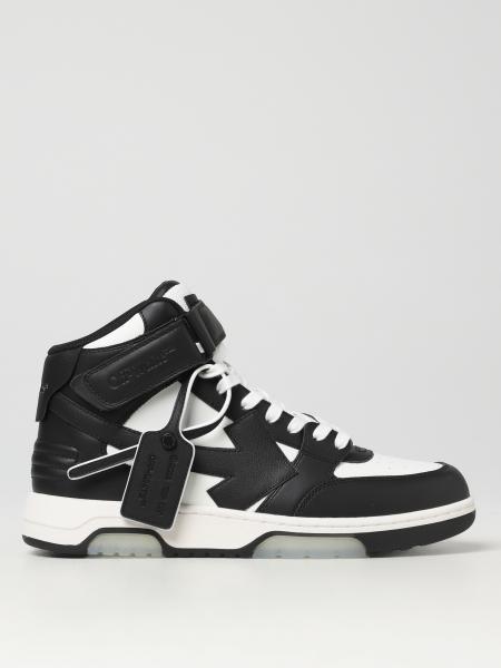 OFF-WHITE: Out Of Office leather sneakers with Arrow logo - White | Off ...