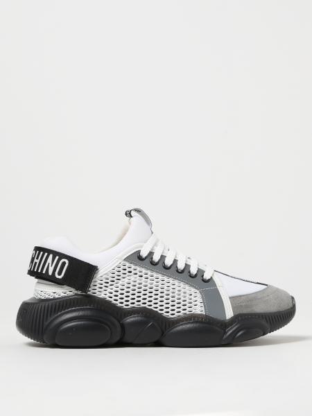 MOSCHINO COUTURE: Sneakers men - White | Moschino Couture sneakers ...