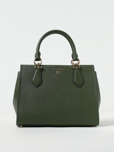MICHAEL KORS: Michael Avril bag in micro grained leather - Green | Michael  Kors handbag 30F2G4VS3L online at GIGLIO.COM
