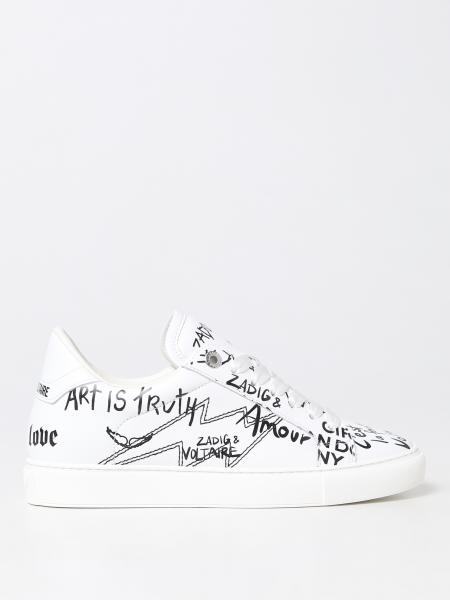 ZADIG & VOLTAIRE: sneakers for woman - White | Zadig & Voltaire ...