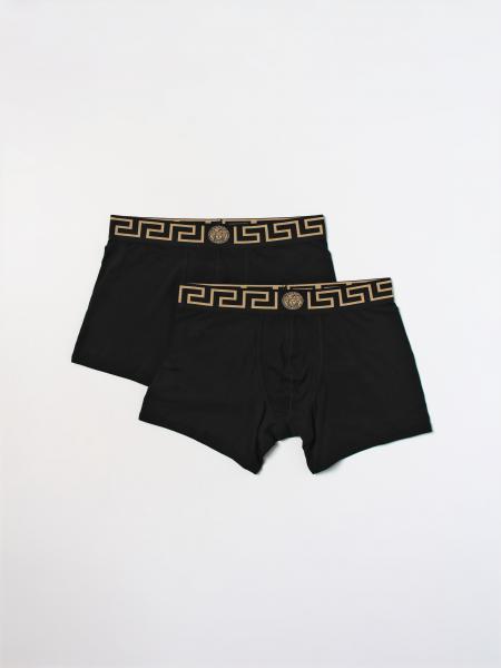 VERSACE: underwear for man - Black | Versace underwear AU10192A232741 ...