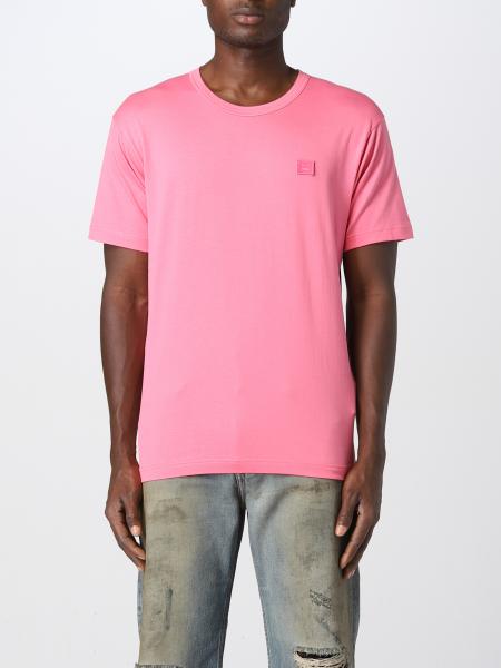 ACNE STUDIOS: t-shirt for man - Pink | Acne Studios t-shirt CL0205 ...