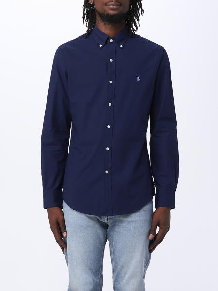 POLO RALPH LAUREN: shirt for man - Blue 2 | Polo Ralph Lauren shirt ...