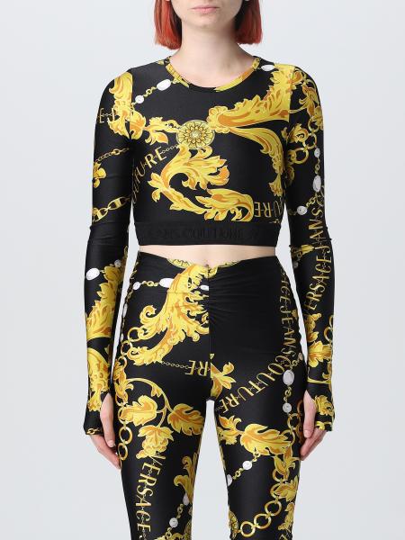 Versace - Long sleeve crop top