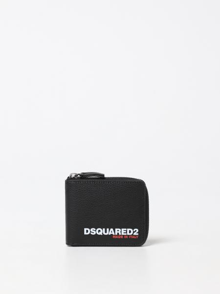 DSQUARED2：財布 メンズ - ブラック | GIGLIO.COMオンラインの