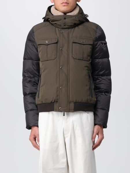 MOORER: jacket for man - Olive | Moorer jacket MOUBO100150 online at ...