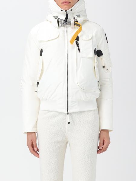 PARAJUMPERS: coat for women - White | Parajumpers coat 23WMPWJKMA31 online  at GIGLIO.COM