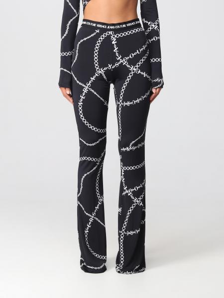 VERSACE JEANS COUTURE: pants for woman - Black | Versace Jeans Couture ...