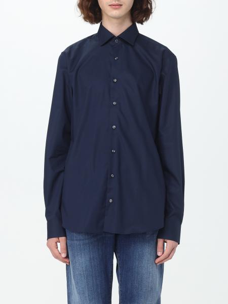 MICHAEL KORS: shirt for man - Blue | Michael Kors shirt MD0MD90425 ...