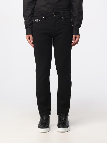 VERSACE JEANS COUTURE: jeans in denim - Black | Versace Jeans Couture ...