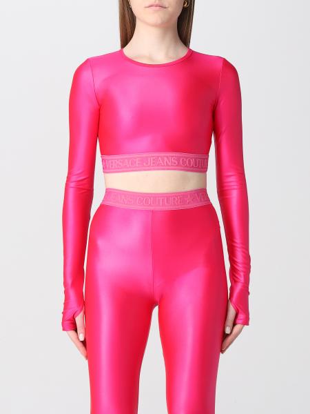 VERSACE JEANS COUTURE: women's top - Fuchsia | Versace Jeans Couture ...