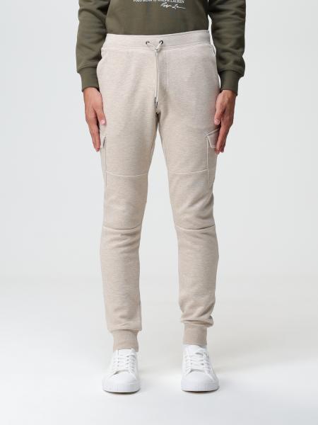 POLO RALPH LAUREN: pants for man - Sand | Polo Ralph Lauren pants ...