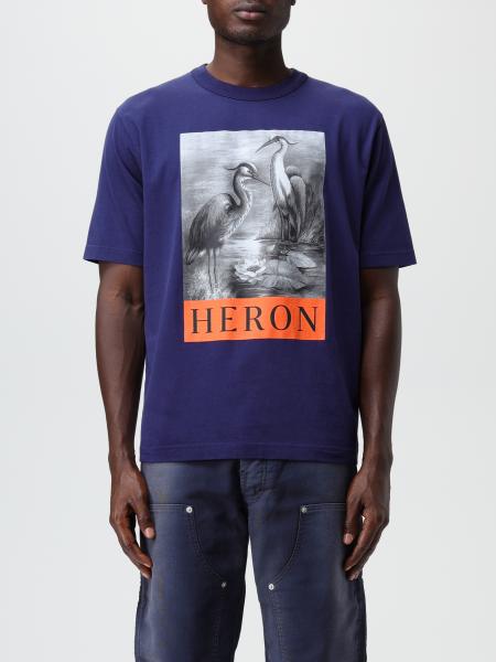 HERON PRESTON: t-shirt for men - Blue | Heron Preston t-shirt ...