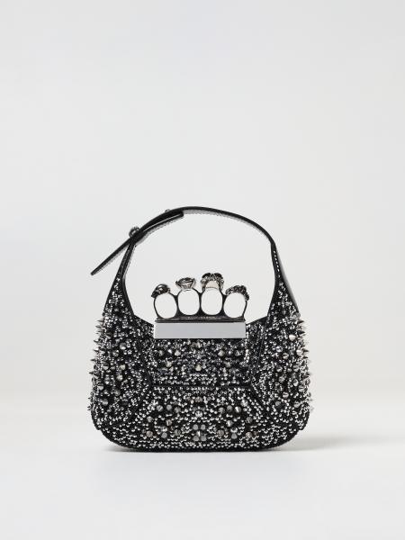 ALEXANDER MCQUEEN: The Jeweled bag in leather with studs