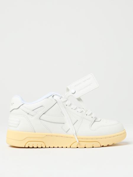 OFF-WHITE: Out Of Office leather sneakers - White | Off-White sneakers ...