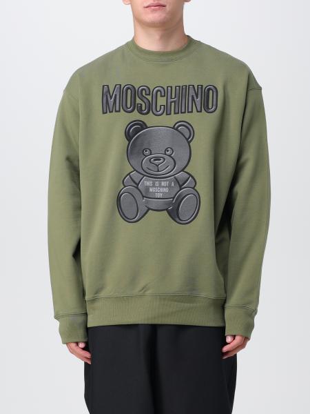 MOSCHINO COUTURE sweatshirt in cotton Green Moschino