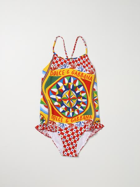 DOLCE GABBANA Maillot de bain fille Multicolore Maillot De