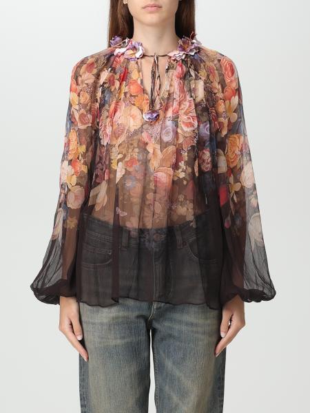 ZIMMERMANN: top for woman - Black | Zimmermann top 3825TF231 online at ...