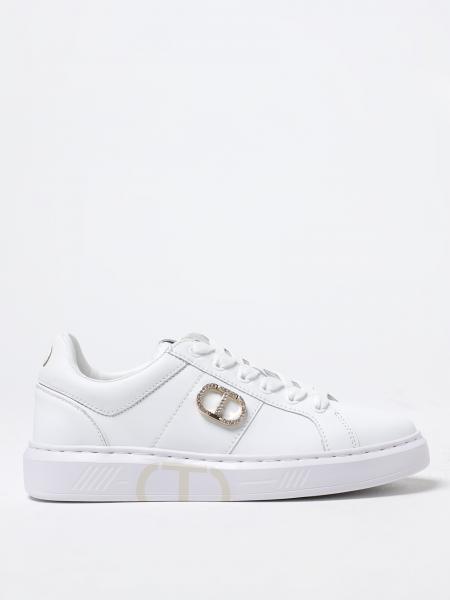 TWINSET: sneakers for woman - White | Twinset sneakers 232TCP210 online ...