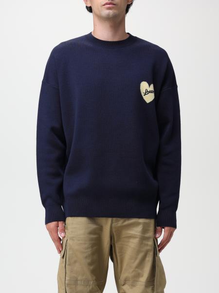 LOEWE: sweater for man - Navy | Loewe sweater H526Y14KEI