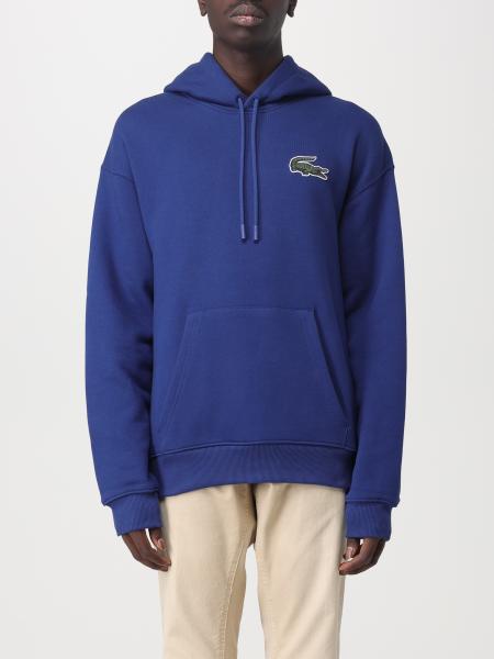 LACOSTE: sweater for man - Blue | Lacoste sweater SH6404 online at ...