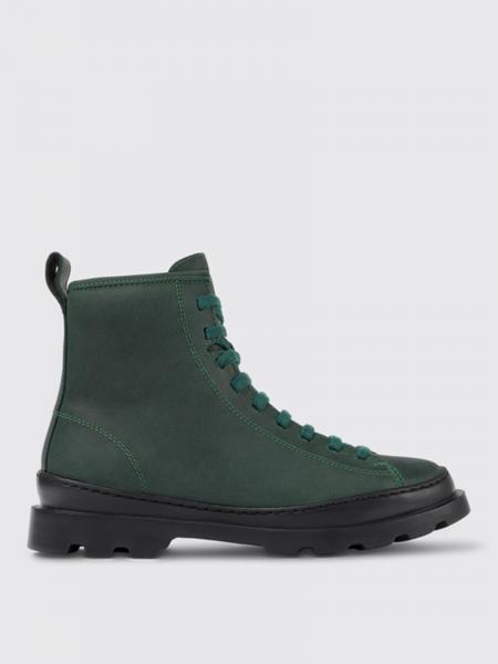 CAMPER: flat ankle boots for woman - Green | Camper flat ankle boots ...