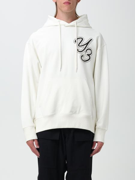 Y-3: sweatshirt for man - Beige | Y-3 sweatshirt IT7524 online at ...