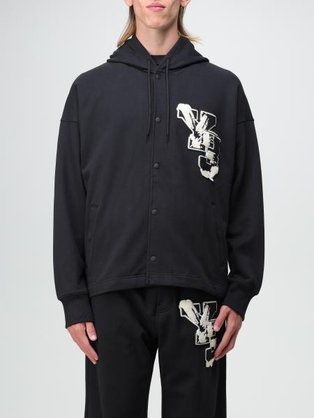 Y-3: sweatshirt for man - Black | Y-3 sweatshirt IQ2135 online at ...