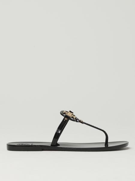 Tory burch matte black clearance sandals