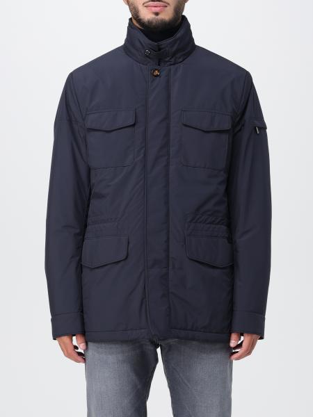 MOORER: jacket for man - Blue | Moorer jacket MOUGI100225TEPA023 online ...