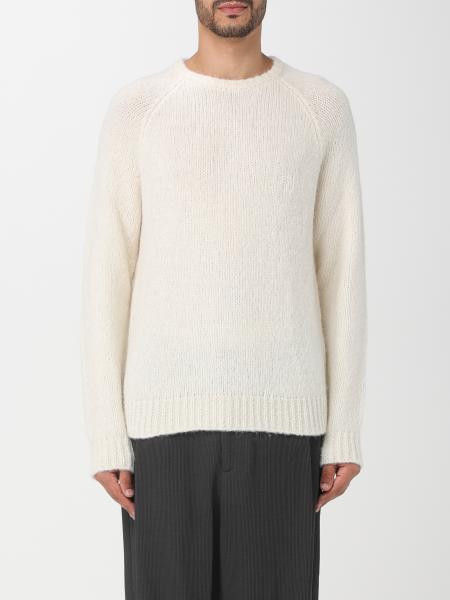 GIORGIO ARMANI: crew neck sweater - White | Giorgio Armani sweater ...