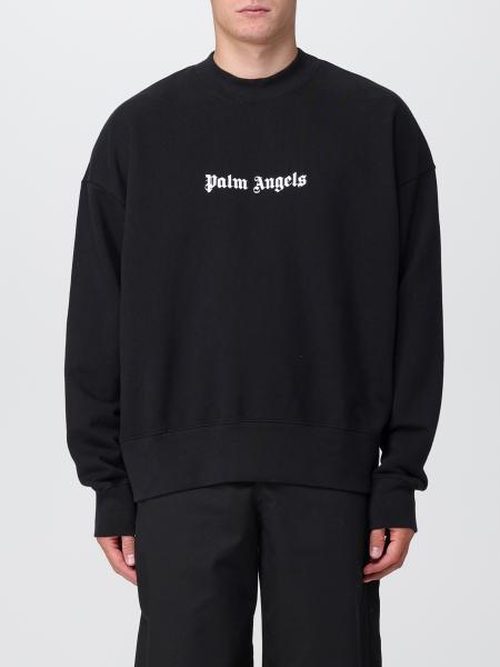 PALM ANGELS: sweater for man - Black | Palm Angels sweater ...