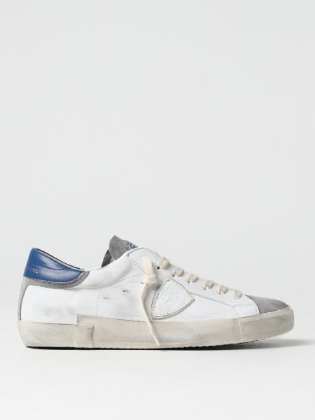 PHILIPPE MODEL: sneakers for man - White | Philippe Model sneakers PRLU ...