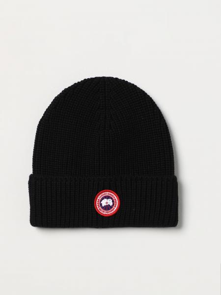 CANADA GOOSE: hat for man - Black | Canada Goose hat 5026M online at ...