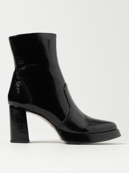 CHIE MIHARA: flat ankle boots for woman - Black | Chie Mihara flat ...