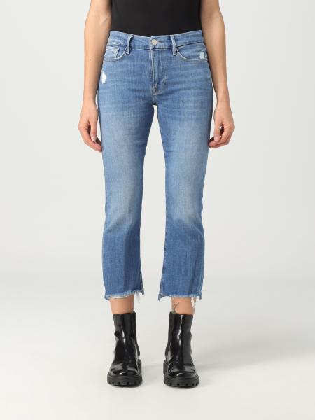 FRAME: jeans for woman - Blue | Frame jeans LCMBRS793 online at GIGLIO.COM