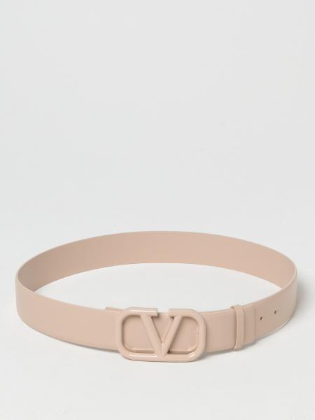 Valentino Garavani Vlogo Signature Leather Bracelet - Pink