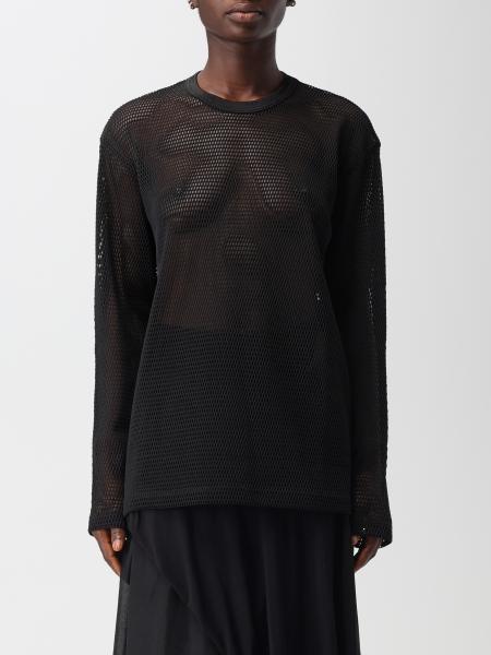 JUNYA WATANABE: top for woman - Black | Junya Watanabe top JLT001051 ...