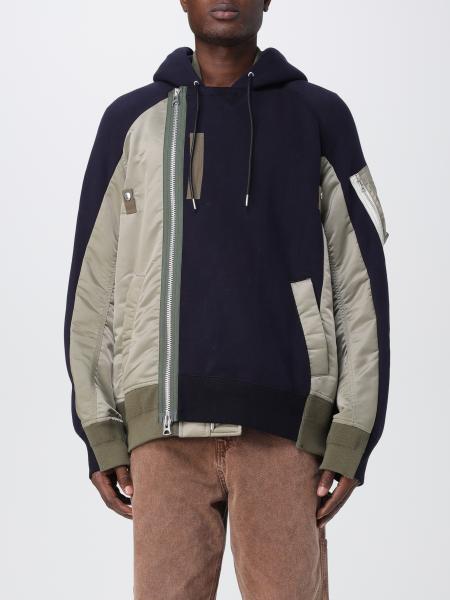 jacket for man - Blue | Sacai jacket 2303173M online at GIGLIO.COM