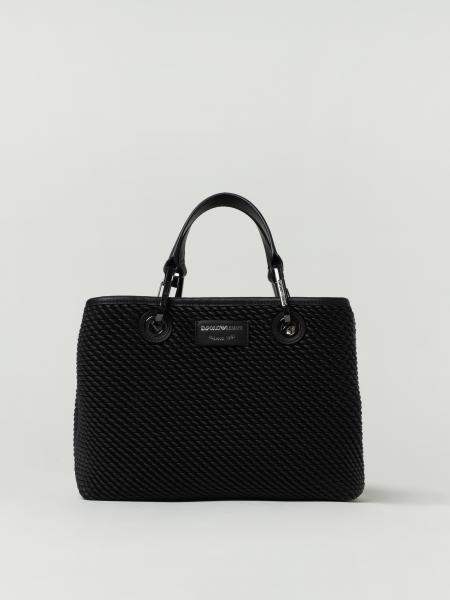 Emporio Armani Shoulder/Crossbody Bag, Black/Black: Handbags: Amazon.com