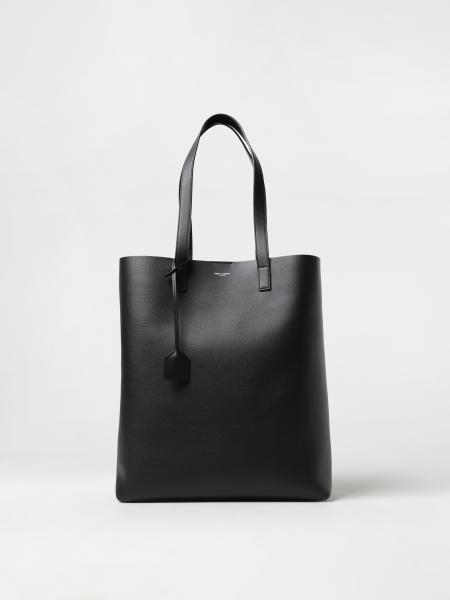 Saint Laurent Bold Shopping Tote Bag - White