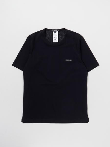VERSACE: men's t-shirt - Black | Versace underwear 10081511A05634 ...