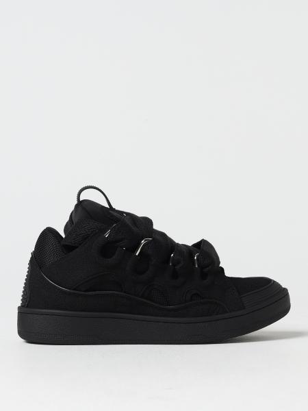 LANVIN: sneakers for man - Black | Lanvin sneakers SKRK11GRIP10 online ...